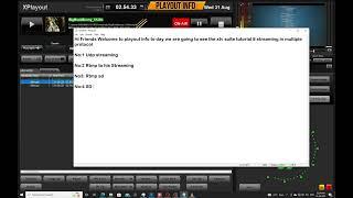 Axel XTV Suite Playout 14.8.4 One Computer 8 Streaming Same Time From One Computer Video Tutorial