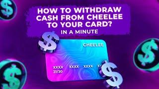 How to withdraw CASH from Cheelee? Step-by-step guide to withdrawing LEE to your card! 