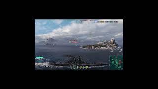 Shikishima VS Lexington Delete World of Warships #Shorts