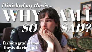 SUBMITTING MY THESIS! (the rough draft) A week as a Parsons grad student | thesis diaries ep. 6