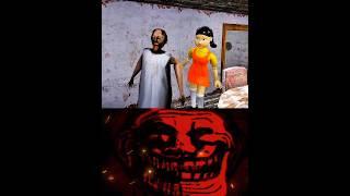 playing as grandpa with granny and squad doll troll face edit | #gamerzpandit #gaming