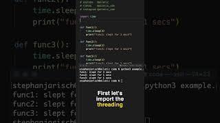 Function Threading | Python | Decorator