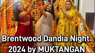 October 18, 2024 Dandia Night|Brentwood Community Center|USA Vlog|Dandia Organized By MUKTANGAN