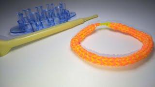 Elastic band bracelet! How to make a bracelet from elastic bands? Rainbow Loom