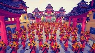 CAN 100x SAMURAI HOLD CITY? - Totally Accurate Battle Simulator TABS