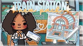 *NEW* Central Station Pack Out!  ||  *VOICED* || Toca Boca Life World