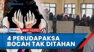 Empat Pelaku Perudapaksa Bocah 11 Tahun di Ciamis Tak Ditahan, Puluhan Ibu-ibu Gerebek Kantor Desa
