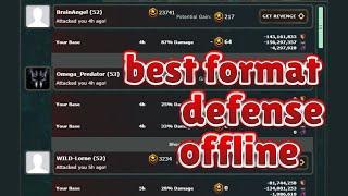 war commander best format setup  defense offline