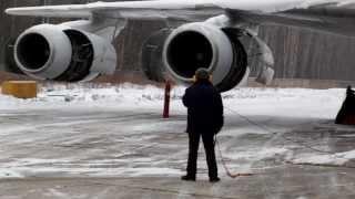 engine start IL-86 (RA-86103)