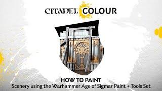 How to Paint: Warhammer Age of Sigmar Scenery Using the Paint + Tools Set
