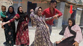 Threatening the second wife before the first wife goes to the hospital to give birth