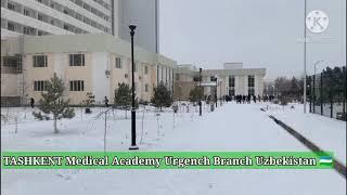 Tashkent Medical Academy Uzbekistan  Urgench Campus  Snow Fall  #majid #khatana #snowfall