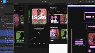 From Figma design to FUNCTION12 automatic code (Flutter, HTML and CSS) (Feat. Music App Concept)