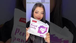 Leak-proof comfort,anytime anywhere with Sirona disposable Period Panties for 360-degree Protection,