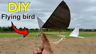 How To Make Flying Bird | single crank mechanism | #ornithopter #howto