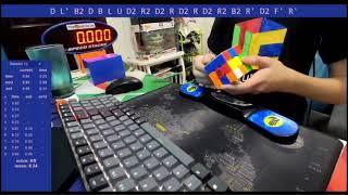 Rubik's Cube Solved in 2.78 Seconds