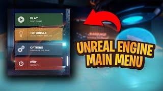 Unreal Engine Main Menu Tutorial - Unreal Engine 4 Tutorial