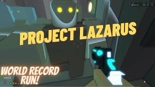 Roblox Project Lazarus: Complete WR Run [Round 212 Research Map]