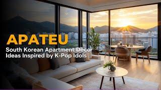 South Korean Apartment Decor Ideas Inspired by K-Pop Idols - APATEU #Apartment #kpop #southkorea