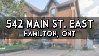 Down town Hamilton house FOR SALE-542 Main St. East with Mark and Wendy