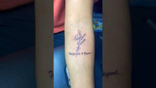 Minimalist Tattoo done at Tattoo Kingdom,Howly. Call 7002349936 for appointments #shortvideo #shorts