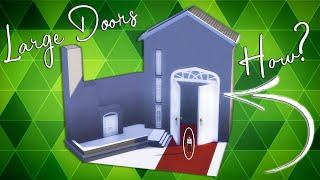 Tutorial #3 | Large Doors | Building Ideas | The Sims 4