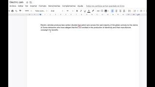 texto manuscrito en papel a texto digital- Google docs