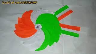 how to make Independence Day paper craft Swati art and craft factory