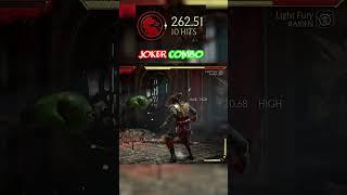 Quick Joker combo mk11  #liukang #scorpion #subzero #aftermath #fightinggames #unpainful