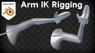 How to Setup Arm IK Rigging (Blender Tutorial)