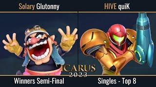 ICARUS 2023 - quiK (Samus) vs Glutonny (Wario) - Winners Semi-Finals