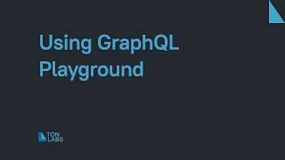 Using GraphQL Playground