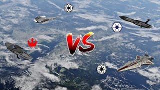 Servator vs Providence vs MC75 vs Victory - Star Wars: Empire At War Remake NPC Battle