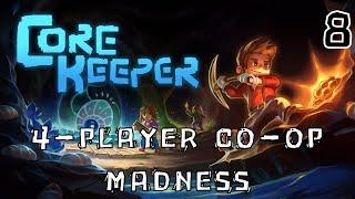 CHECKING OUT THE HALLOWEEN UPDATE AND BOSS! | CORE KEEPER | 4-PLAYER CO-OP