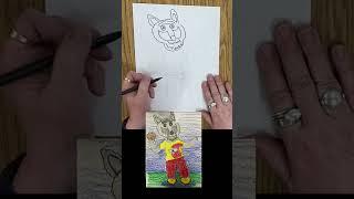 #Wolf from KC Chiefs  #How to Draw #Shorts