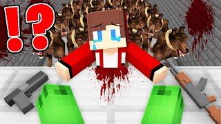 JJ and Mikey Escape From WEREWOLF Apocalypse in Minecraft ! (Maizen)