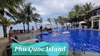 Phu Quoc, Kien Giang Province 4K - Beach walk & Resorts Tour (Tet)