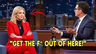 Pam Bondi STORMS Off Set After Stephen Colbert’s Shocking On Air Accusation!