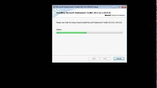 Microsoft Deployment Toolkit Installation steps