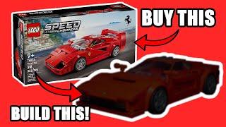 TOP 5 Alternate Builds for Lego Speed Champions set 76934 Ferrari F40