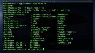 Terminal in macOS - Der große Auftritt als root