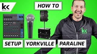 How To Setup Yorkville Paraline PSA1 & PSA2s Sound System