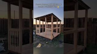 Беседка своими руками на даче #беседка #дача #своимируками #обзордачи