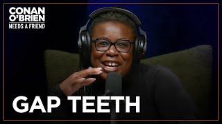 Uzo Aduba Learned To Embrace Her Teeth Gap | Conan O'Brien Needs A Friend