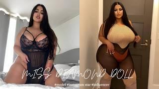 MISS DIAMOND DOLL: Canadian Curvy Model - Bio & Info