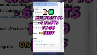 CHECKLIST # 3  - 6 Slots Food Buff #zenyonly #romc #rmcl #tips #mmorpg #ragnarokmclassic #kingspade