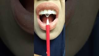 Cherry Red Lip Pencil Becomes Real Candy! ASMR Magic #short #shorts 1034