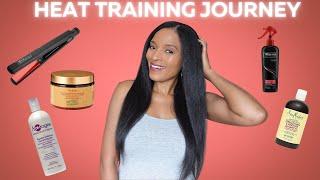 5 Tips To Start Heat Training Natural Hair | Heat Training Hair Journey