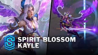 Spirit Blossom Kayle Skin Spotlight - Pre-Release - PBE Preview - League of Legends