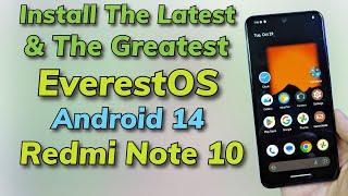 Install EverestOS A14 ON Redmi Note 10 اردو हिन्दी